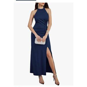 Grace Karin Women's Halter Neck Split Maxi Formal Dress Bridesmaid Prom Party Sm